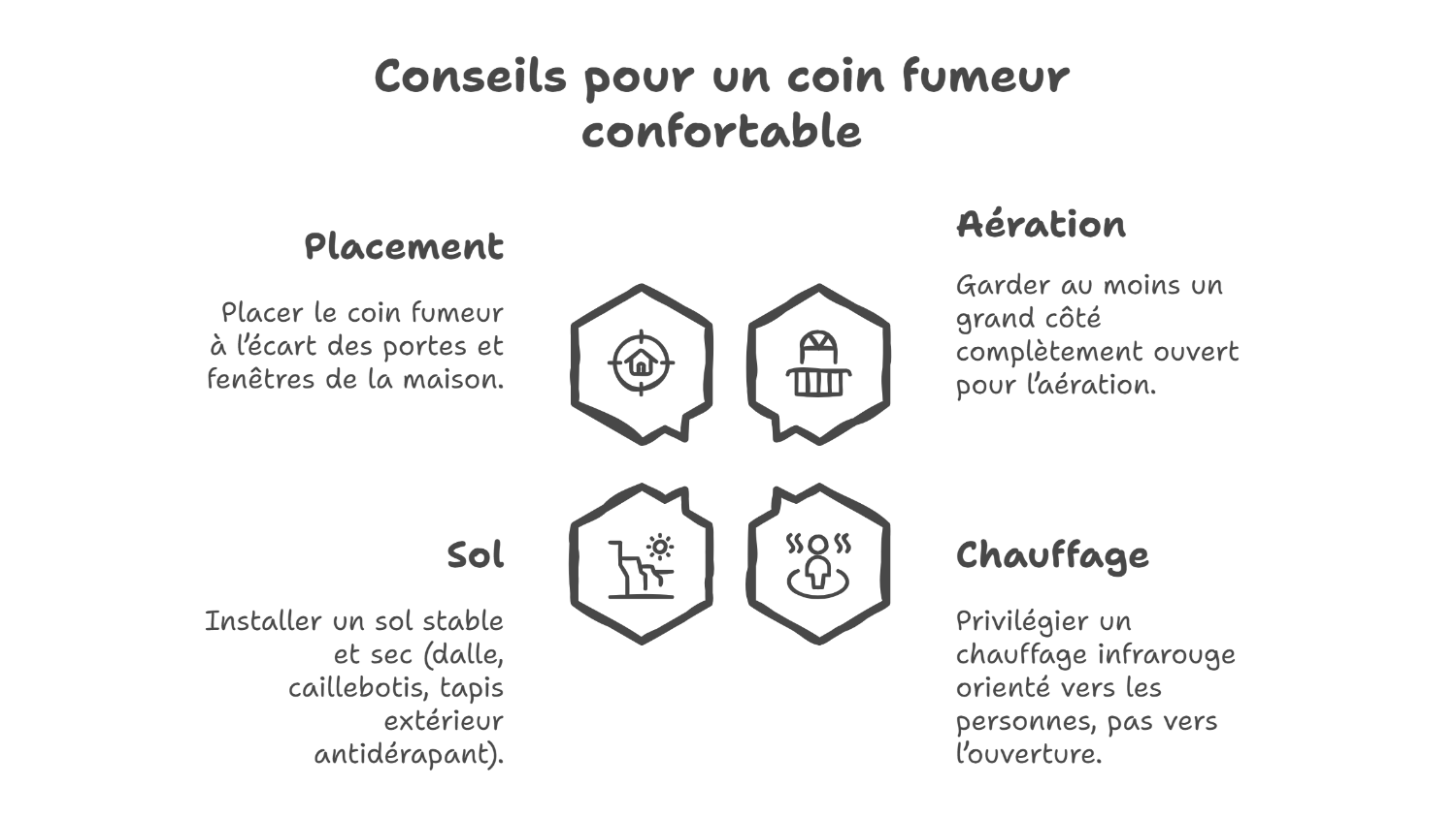 Amenager une pergola coin fumeur confortable et ventilee
