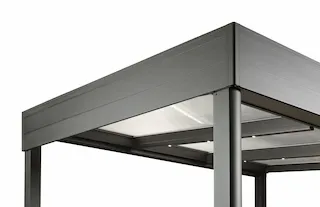 Pergola adossée en aluminium